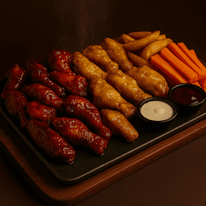 Alitas Bbq O Miel Mostaza x 2