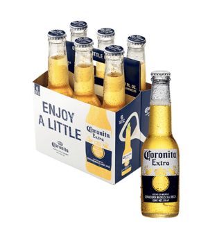 Cerveza coronita 6 und 210 ml